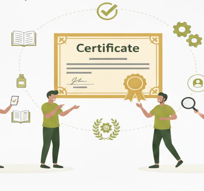 Earning a certificate